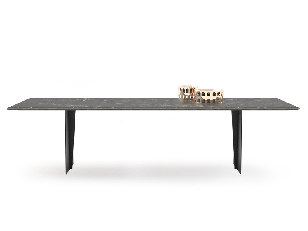 Comedores modernos Devina Nais: modelo Morphis Stylo con sobre cerámico y estructura de madera maciza de Tilo en Mobel 6000