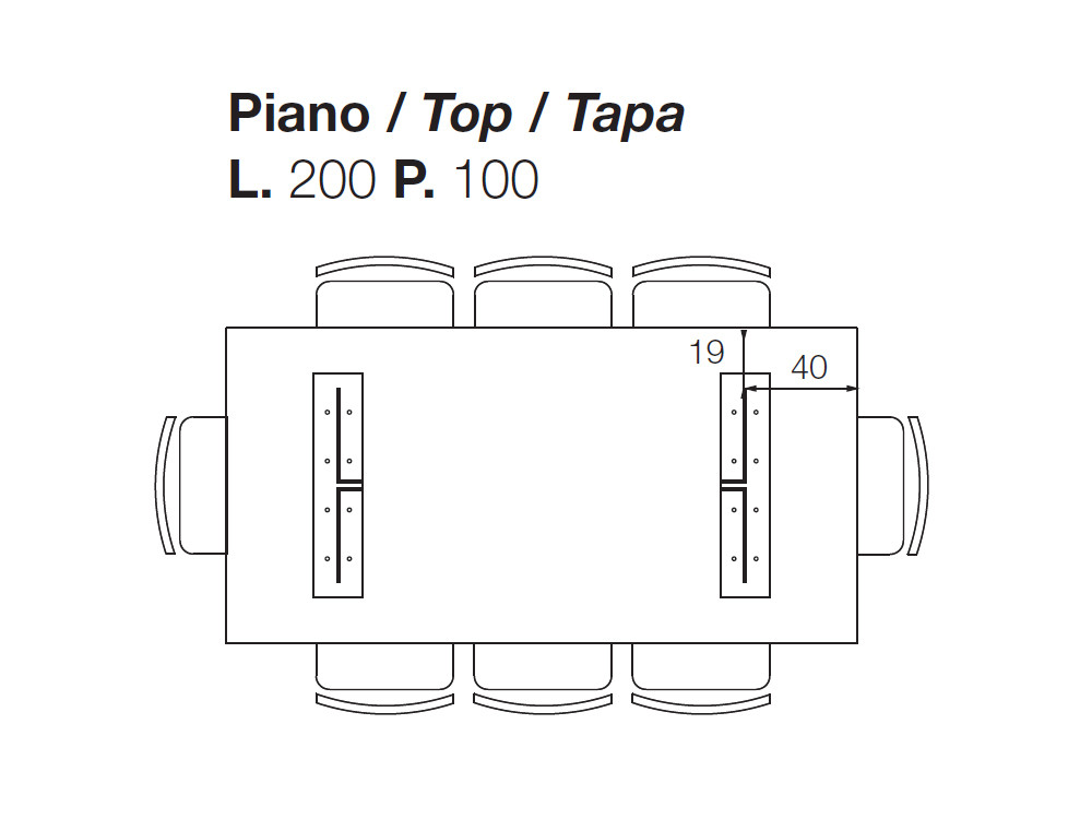 Mesa de diseño Morphis Ceramics de Devina Nais: el lujo de los cantos biselados en madera bajo el porcelánico en Mobel 6000