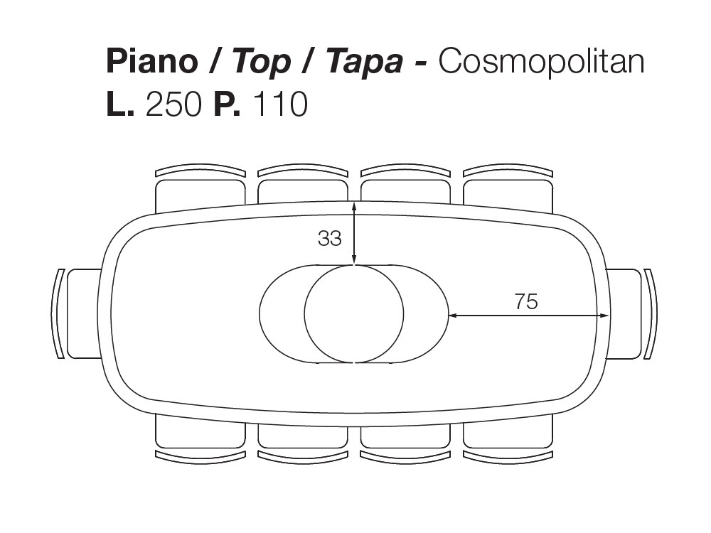 Mesas de comedor de madera maciza y cerámico: modelo Cosmopolitan Shell, autenticidad y diseño italiano en Mobel 6000