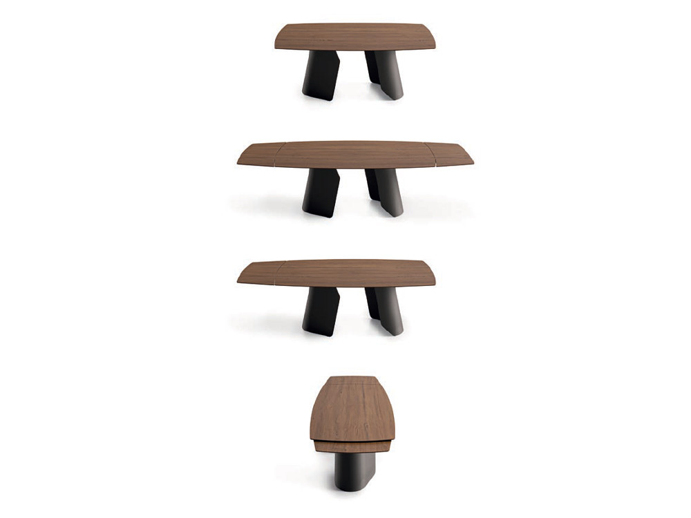 Mesa de diseño Manhattan Barrel X Ego por Devina Nais: artesanía italiana en roble y hierro para Mobel 6000