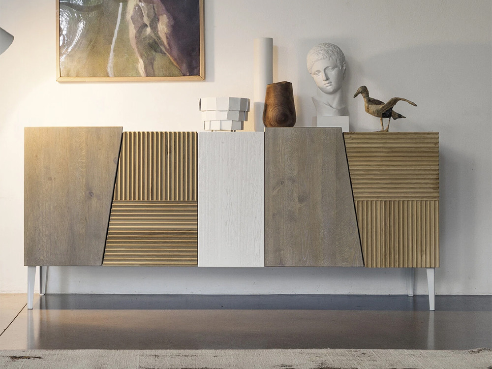 Aparador de fabricación artesanal en Italia Zero.16 de Devina Nais personalizable en acabados