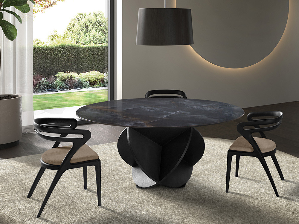 Mobel 6000: silla comedor madera Olden, diseño personalizable con carta de tapizados del fabricante