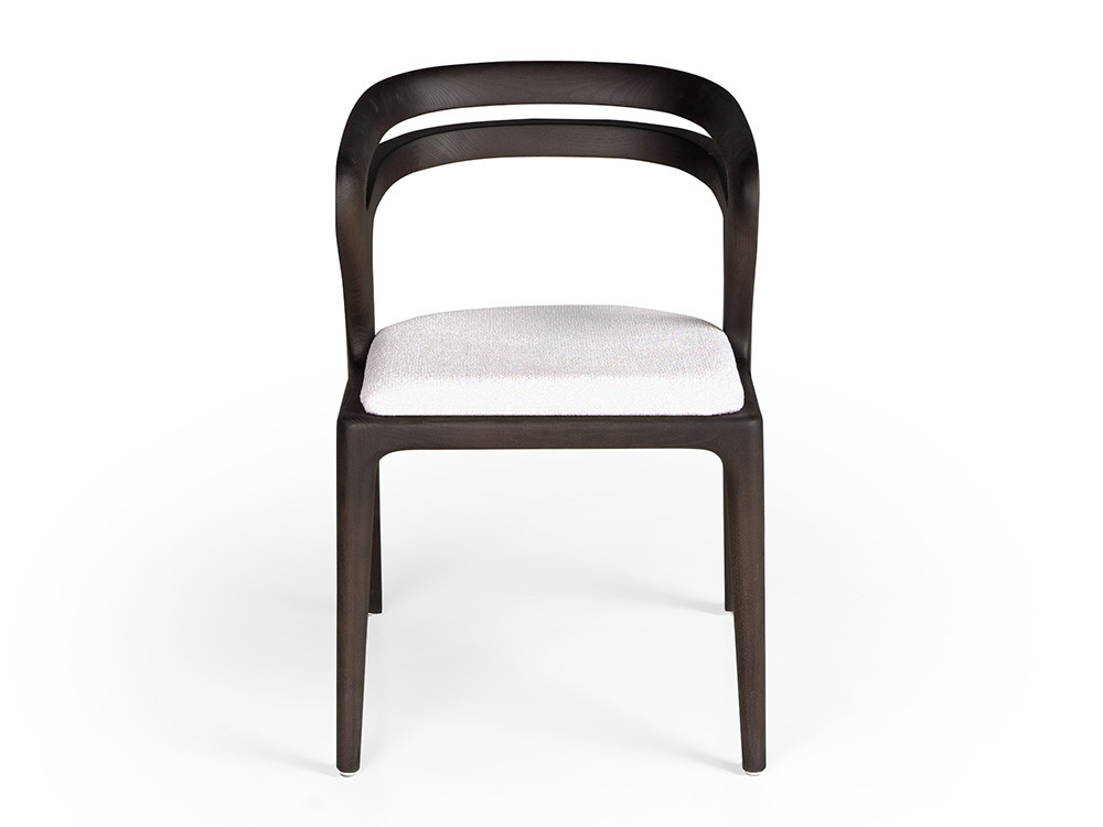 Mobel 6000: sillas de comedor cómodas modelo Olden, fabricadas en madera con asiento textil