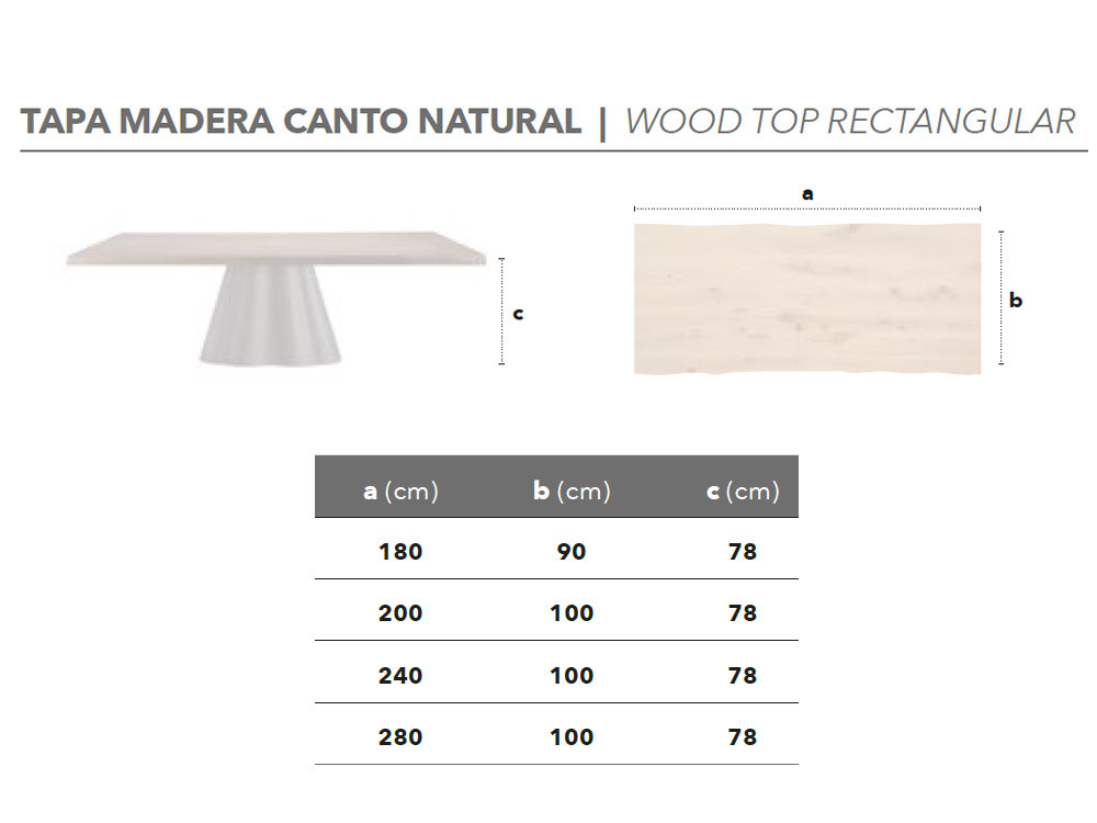 Muebles de diseño para salón: mesa Flam Fix Wood en Mobel 6000, tres opciones de sobre en roble natural y base metálica