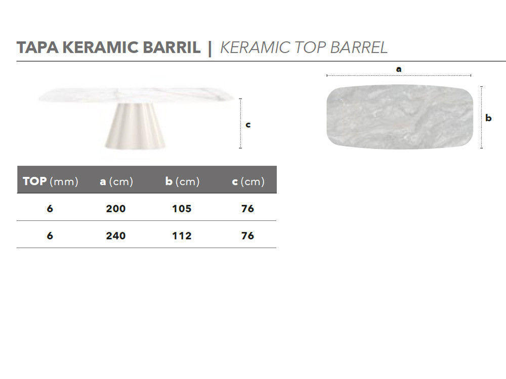 Mesa Flam Fix Keramic