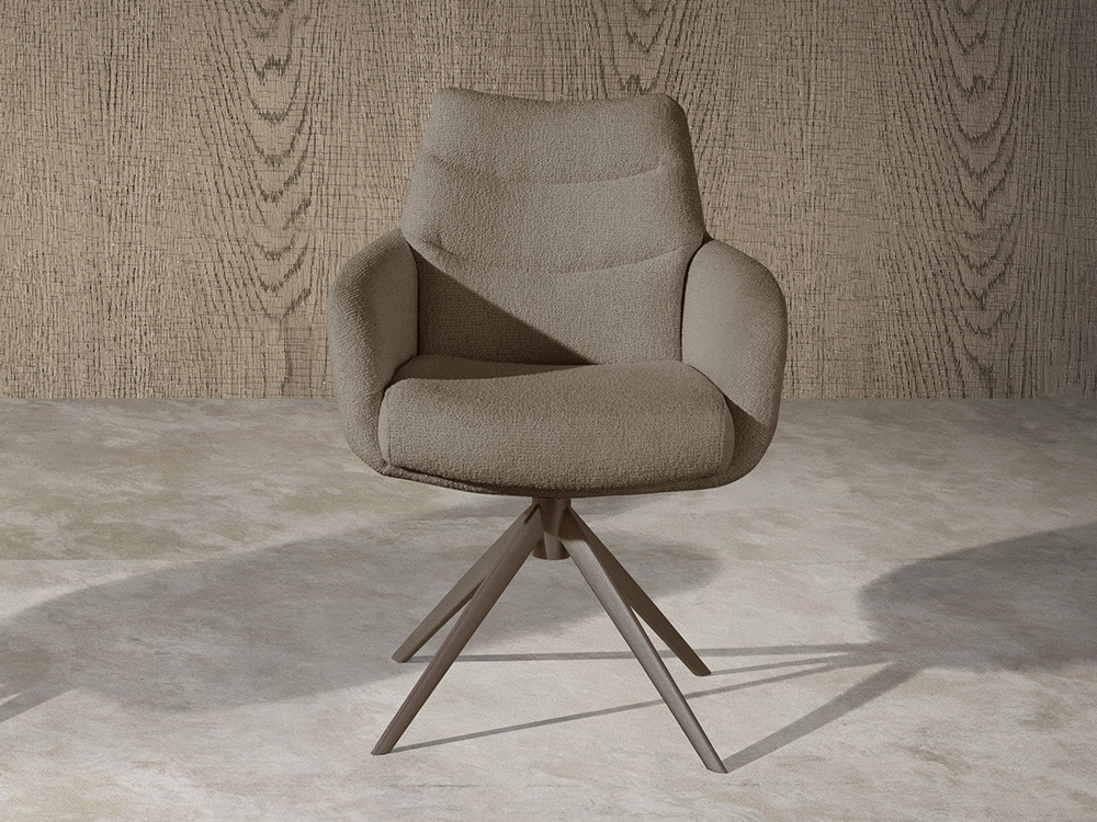 Sillas tapizadas Fiona Return por Nacher: comodidad y vanguardia de fabricación nacional para Mobel 6000