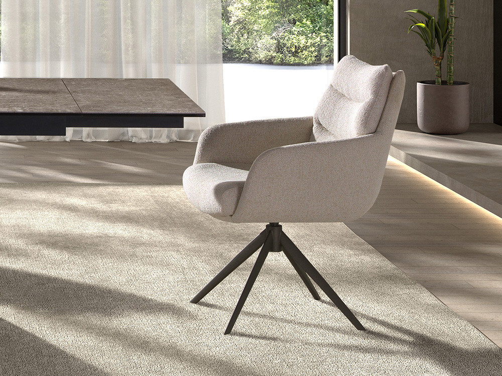 Muebles de diseño para salón: silla Fiona Return de Nacher, la esencia del mueble español en Mobel 6000