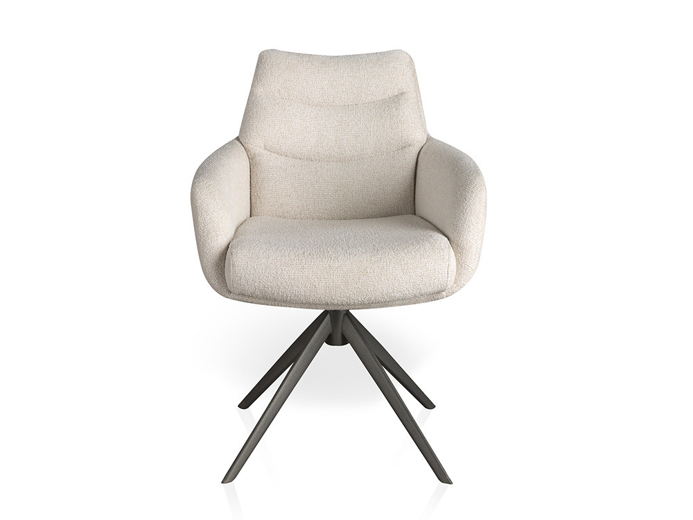 Sillas de comedor tapizadas modernas: modelo Fiona Return de Nacher, artesanía española para Mobel 6000