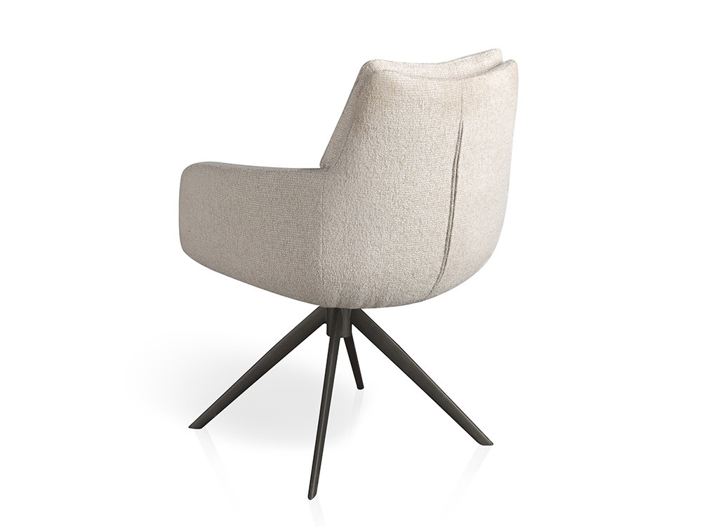 Mobel 6000: silla giratoria diseño Fiona Return por Nacher, funcionalidad y estilo en metal lacado