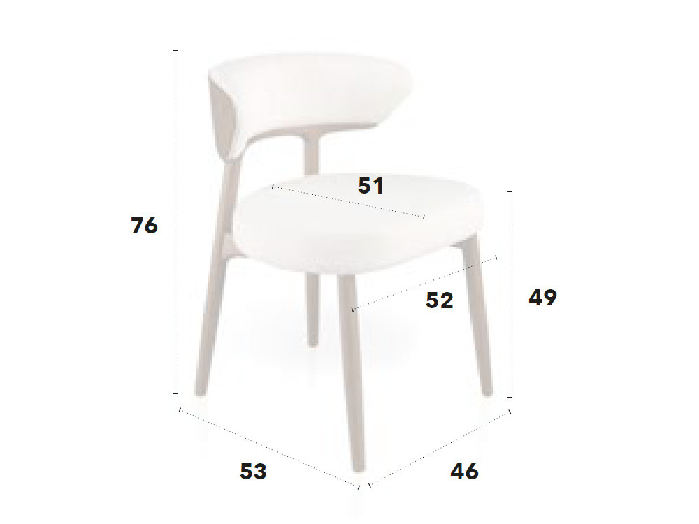 Mobel 6000: elegante silla de madera Elba por Mobles Nacher, personalización total en acabados y tapizados