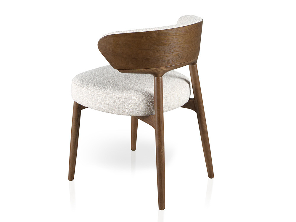 Mobel 6000: exclusiva silla de diseño Elba por Nacher, acabados de madera y tapizados configurables