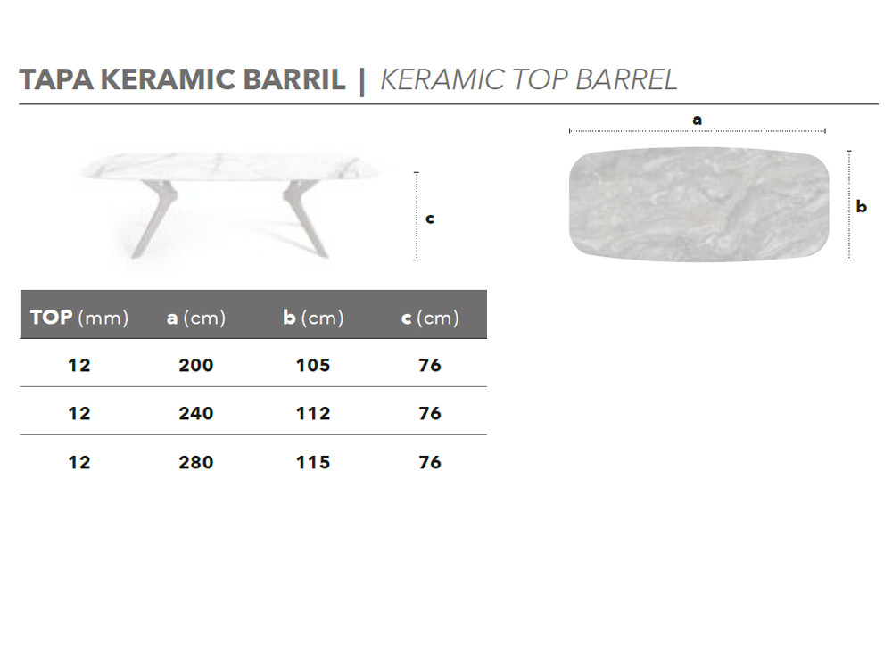 Mesa porcelánico Lin de Nacher: calidez en sus patas de madera teñida y alta resistencia cerámica en Mobel 6000