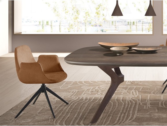 Silla giratoria Beatle Return de Nacher: innovador diseño de fabricación española con sistema de retorno en Mobel 6000