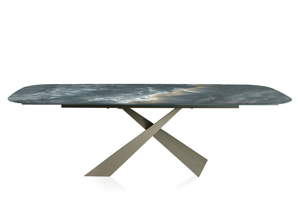 Mobel 6000: exclusiva mesa de diseño Jasper Barrel por Nacher, extensible y disponible en varias medidas