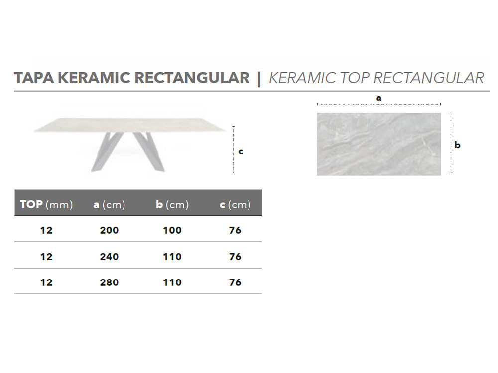 Mobel 6000: mesa fija de comedor Batta, artesanía nacional de Nacher disponible en formato barril o rectangular