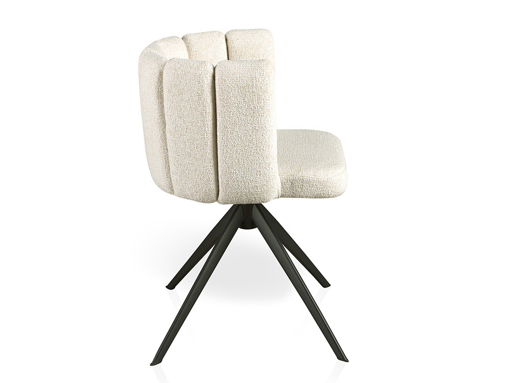 Mobel 6000: exclusiva silla comedor giratoria de Nacher, tapizada en tejidos seleccionados de alta calidad en Madrid