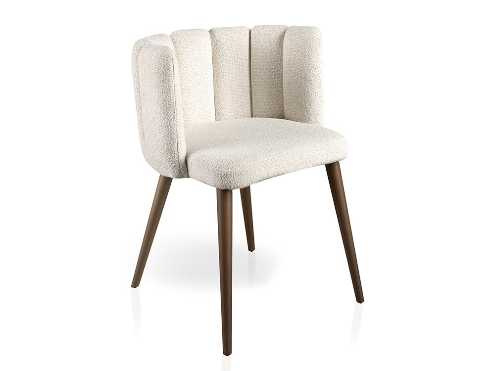 Silla de madera Yoko Wood de Nacher: diseño de fabricación española con asiento tapizado en Mobel 6000
