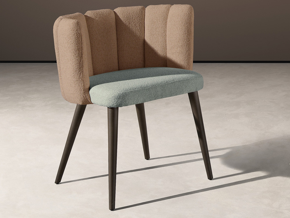Mobel 6000: silla comedor madera Yoko Wood, artesanía nacional con tejidos seleccionados y patas de madera