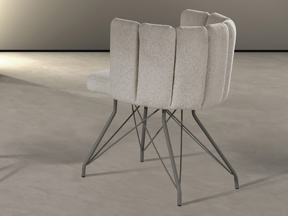 Silla de diseño Yoko Thot de Nacher: diseño de fabricación española con patas de metal en Mobel 6000