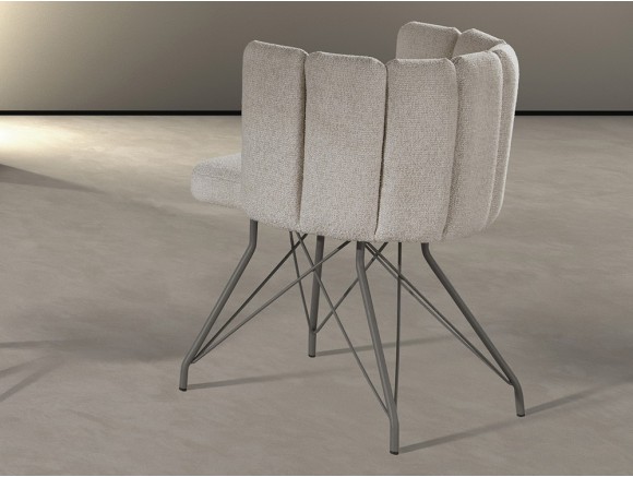 Silla de diseño Yoko Thot de Nacher: diseño de fabricación española con patas de metal en Mobel 6000