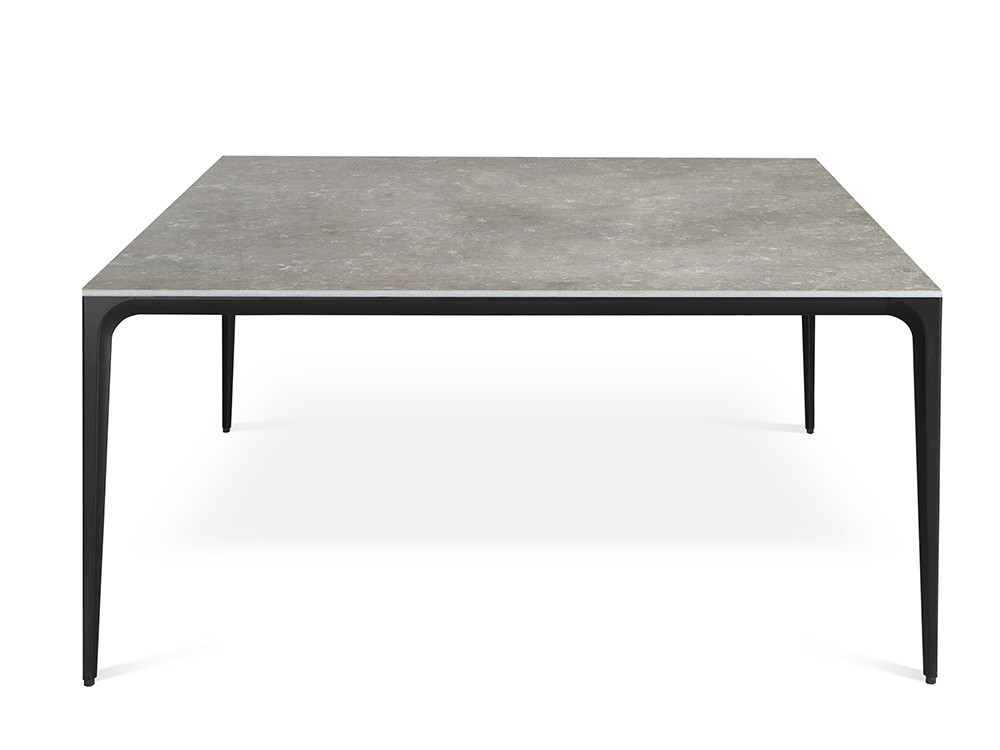 Mobel 6000: exclusiva mesa de diseño Kuki por Mobles Nacher, maestría nacional en porcelánico de 12mm de espesor