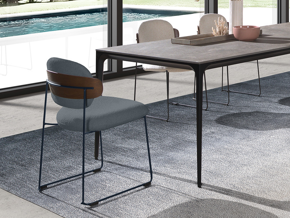 Mobel 6000: silla comedor de diseño Arlet por Mobles Nacher, artesanía española con respaldo personalizable