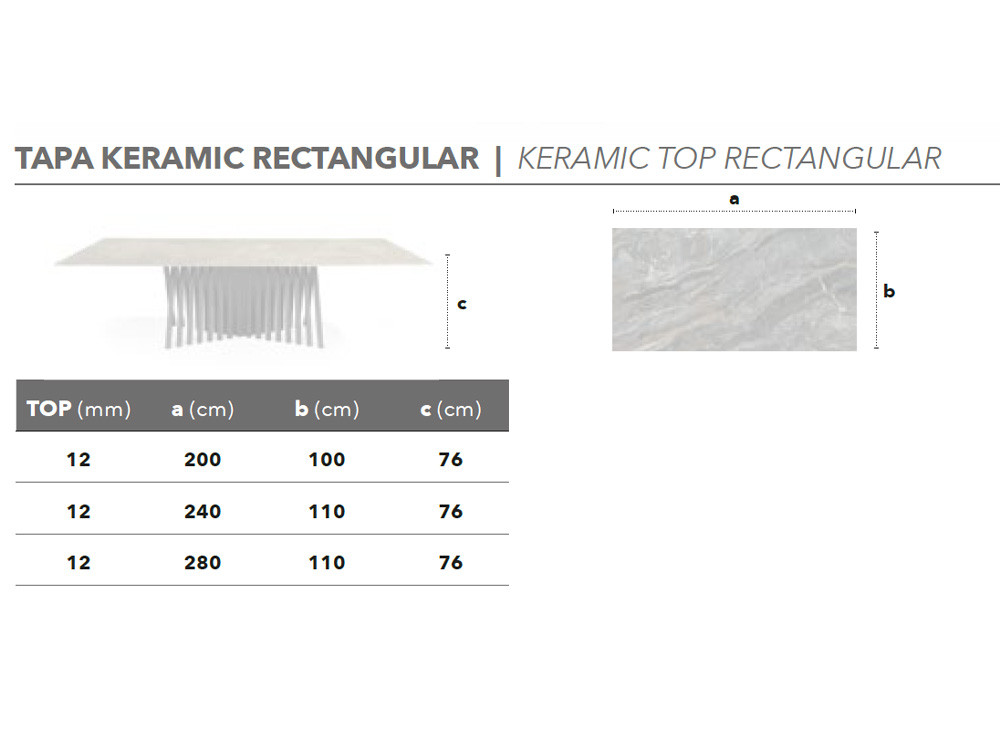 Mobel 6000: mesa Alf Keramic de Nacher, elegancia de fabricación nacional en porcelánico y madera para comedores de lujo