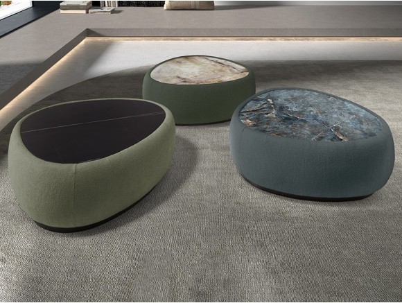 Mesa de centro Atypical de Nacher: exclusivo diseño de fabricación española con sobre porcelánico en Mobel 6000