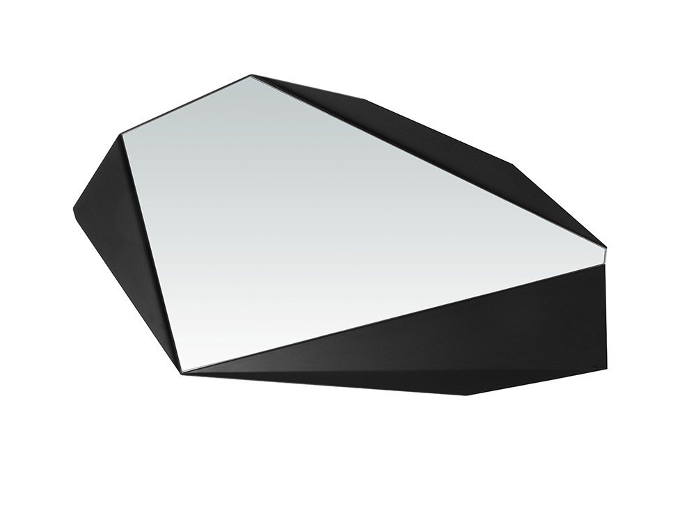 Mobel 6000: elegante espejo de diseño Zhaid por Nacher, estética geométrica disponible en dos versiones para salones modernos
