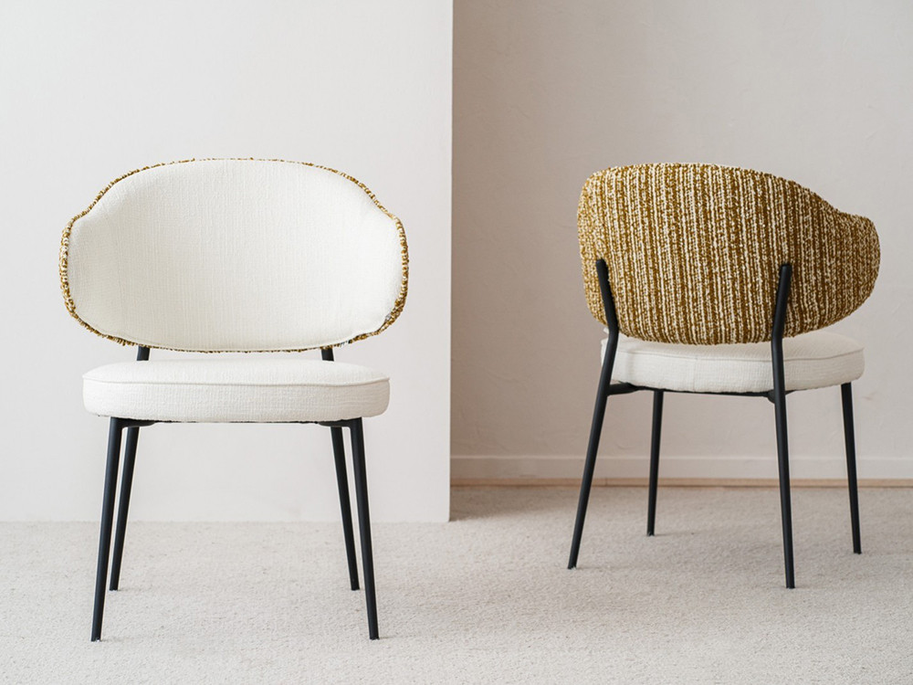 Mobel 6000: set de 2 sillas de diseño Cloe por VP Interiorismo, vanguardia bicolor para comedores contemporáneos