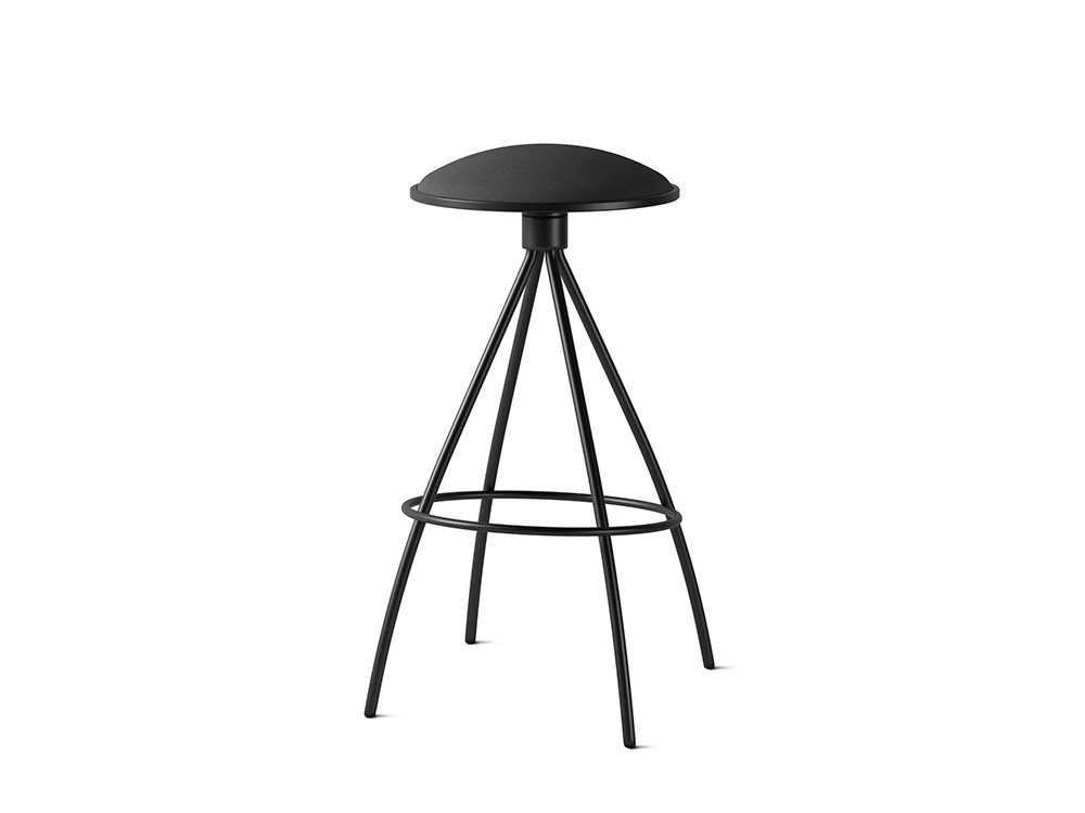 Taburete giratorio Disco Spider Tessuto