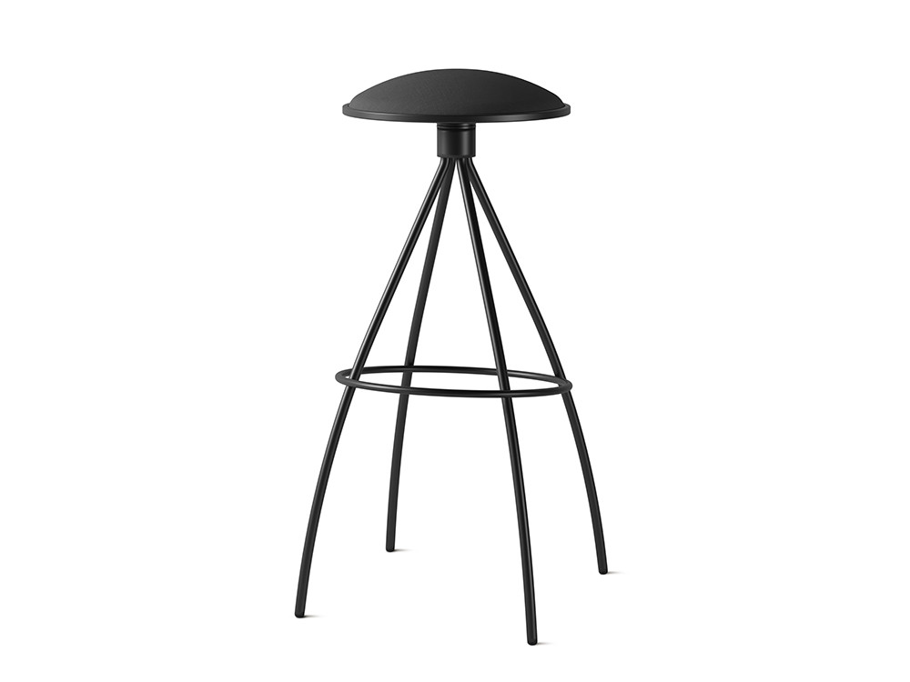 Taburete giratorio Disco Spider Tessuto