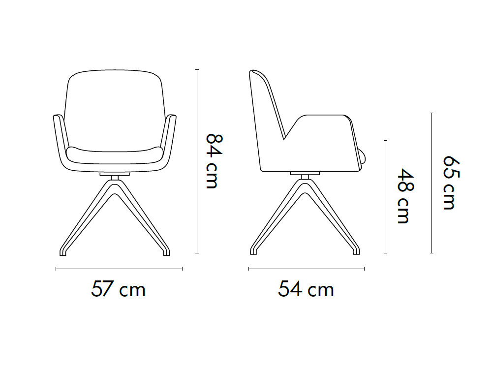 Sillón oficina Alpaca de Cancio: confort giratorio para escritorios juveniles y zonas de estudio modernas en Mobel 6000