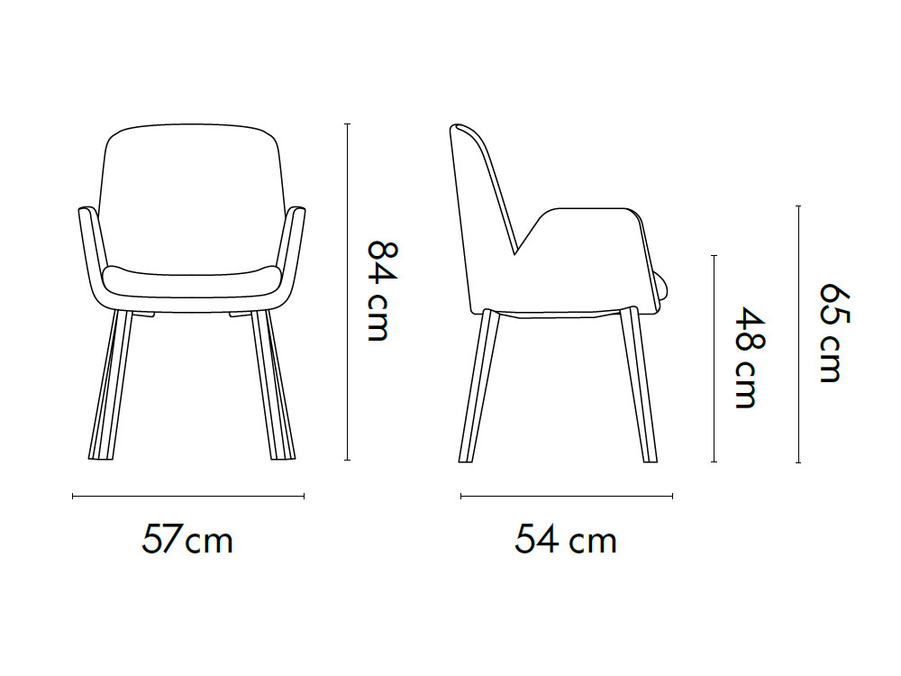 Silla Alpaca Wood