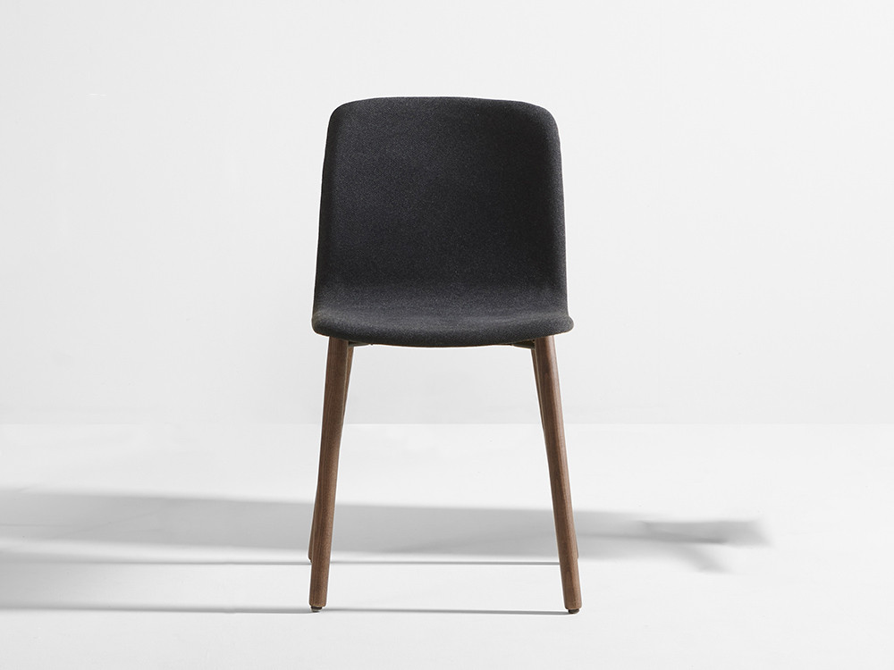 Silla Atrio Wood tapizada