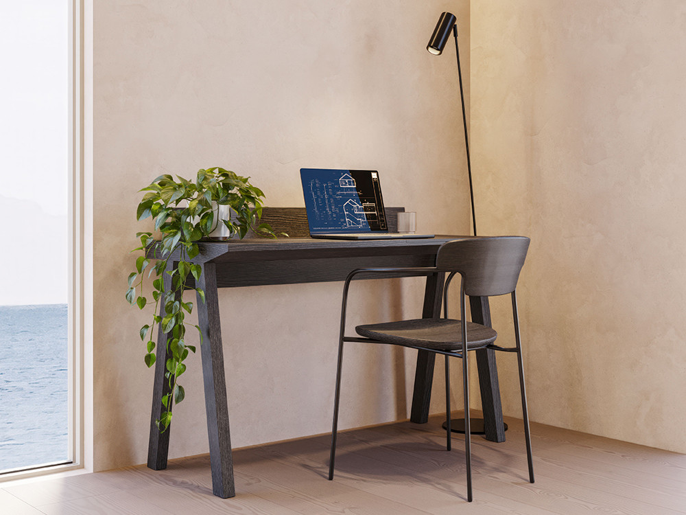 Muebles de despacho: escritorio Ernest por Punt Mobles, la esencia del Art & Design con tapa elevable