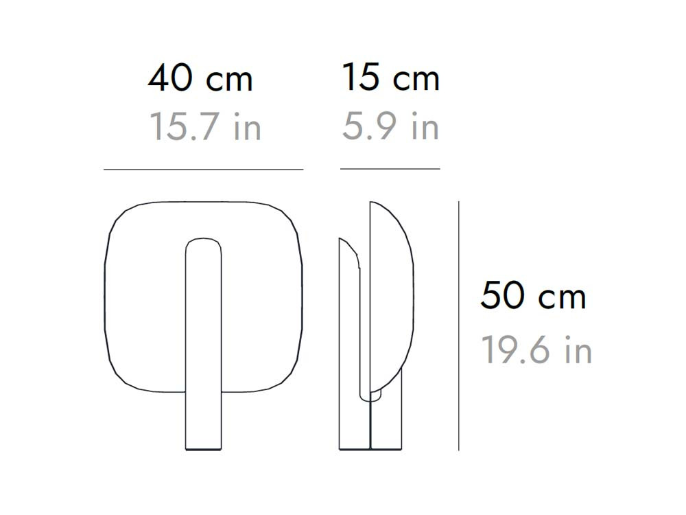 Lámparas de diseño de mesa Stockholm por Punt: vanguardia en aluminio metalizado del distribuidor oficial en Seismil Studio