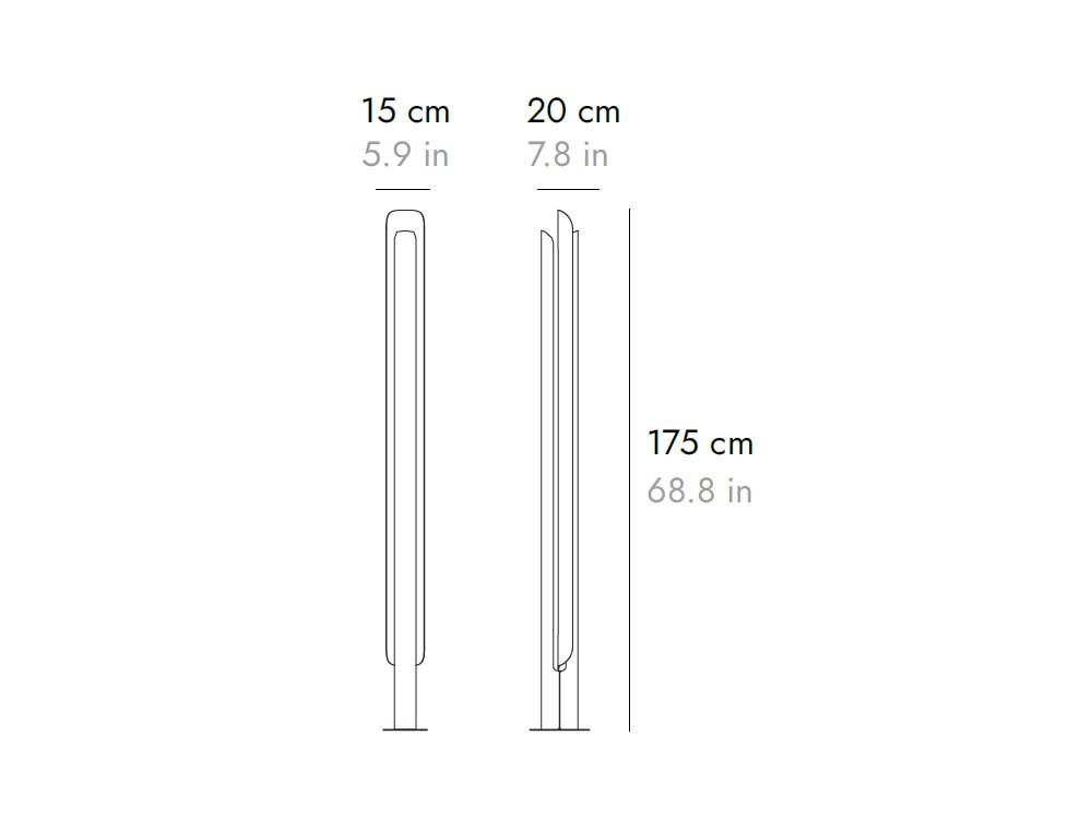 Mobel 6000: elegante lámpara de suelo Stockholm por Punt, artesanía nacional en aluminio para hogares modernos