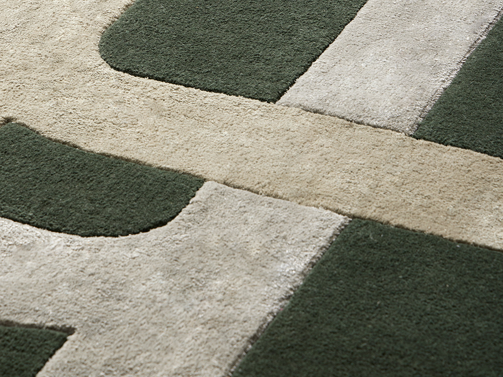 Alfombras salón modernas: modelo Stockholm por Mario Ruiz para Punt, garantía de distribuidor oficial en Madrid
