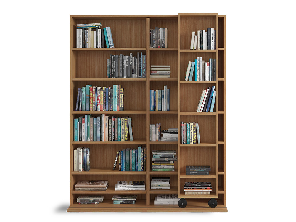 Mobel 6000 | Seismil Studio: exclusiva librería Literatura por Punt, distribuidor oficial en Madrid con estantería móvil