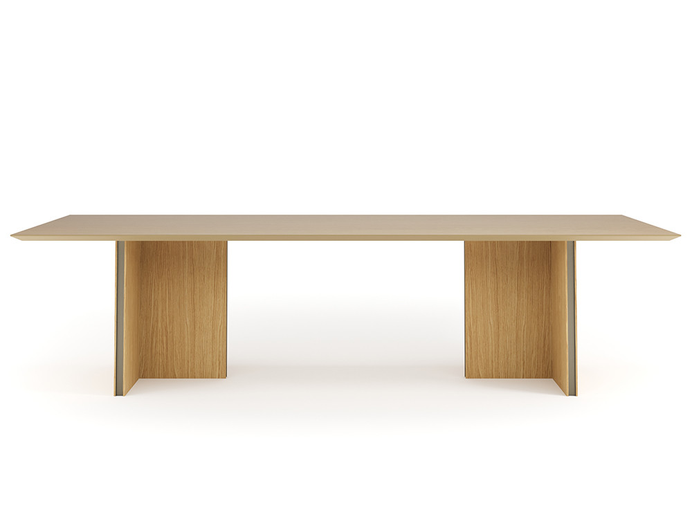 En Seismil Studio Madrid: mesa comedor madera Stockholm por Mario Ruiz, elegancia natural en nogal o roble Mobel 6000