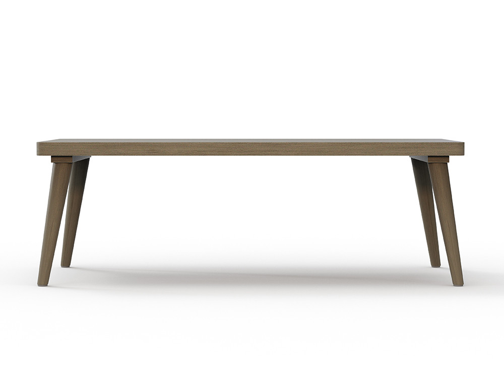 Elegante mesa centro madera moderna Neo Krabi por Skyline: teca gris envejecida de lujo en Seismil Studio Madrid