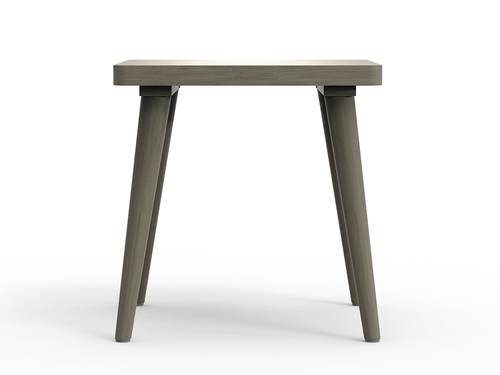 Mesas auxiliares modernas Neo Krabi de Skyline: madera de teca gris envejecida premium en tu tienda Mobel 6000 de Madrid