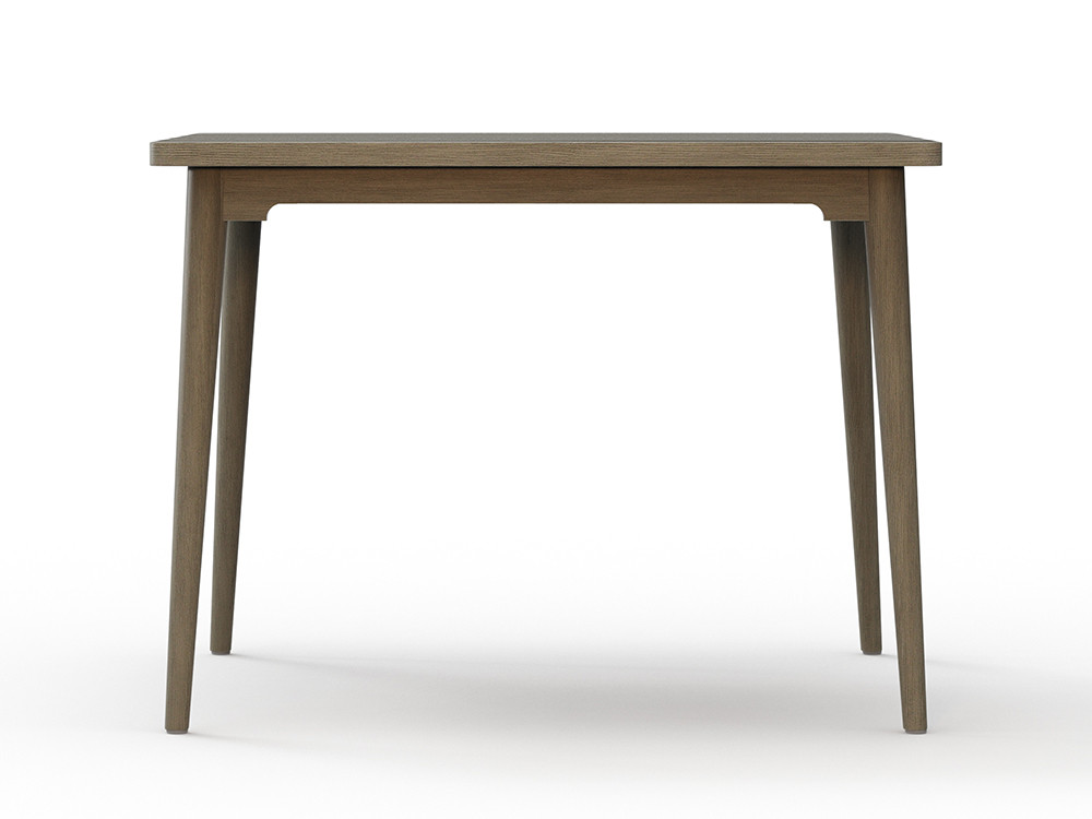 Mesa comedor madera Neo Krabi de Skyline: diseño en teca gris envejecida premium disponible en Mobel 6000 de Madrid.
