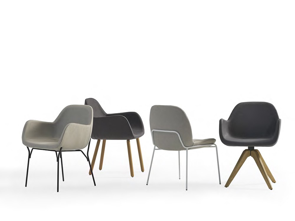 Sillón giratorio tapizado Pelikan GA de Doos - 4