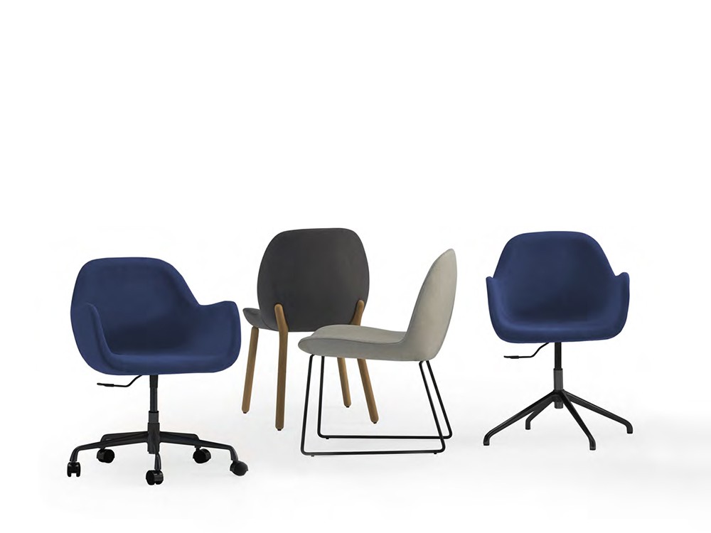 Sillón giratorio tapizado Pelikan GA de Doos - 5