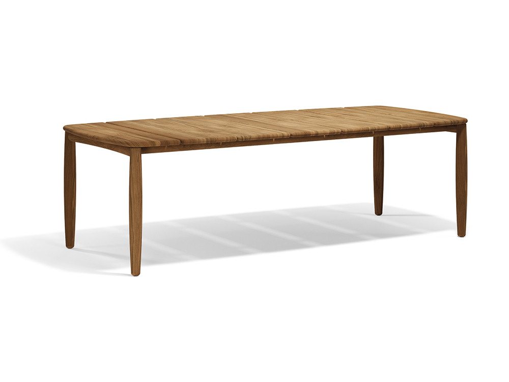 Descubre esta mesa comedor exterior Fusta por Vondom: madera de teca natural. Realiza tu compra online en Mobel 6000