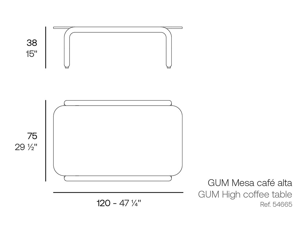 Las mesas auxiliares modernas Gum de Vondom lucen en conjunto o separadas. Aluminio y formas curvas de estilo premium.