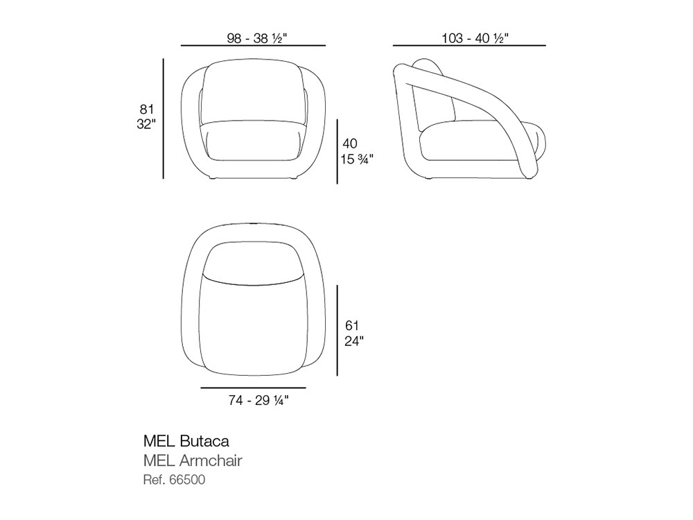 Mejora tu jardín con este sillón de jardín Mel de Vondom. Estructura de poliuretano mate y estética de autor única.