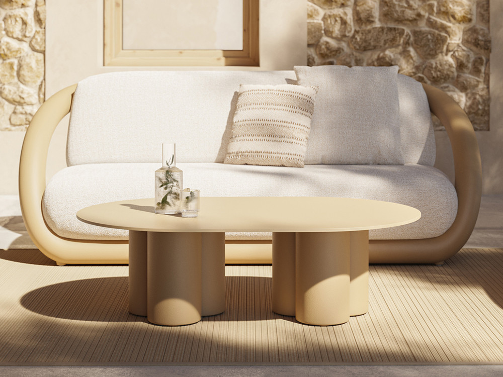 Descubre la mesa de centro diseño Mel de Vondom en polietileno. Realiza tu compra online en Mobel 6000 con gran estilo.
